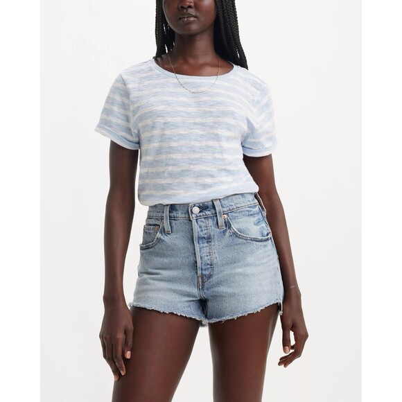 Levi's® Premium 501° HIGH RISE WOMEN'S DENIM SHORTS NWT Size 26 - Picture 3 of 11